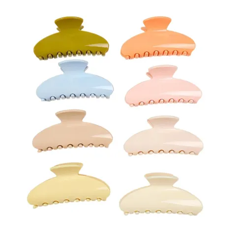 Stile Coreano Geometrico Resina Molla per Capelli Grande Artiglio Clip Squalo Accessori Capelli per Donne Styling Quotidiano