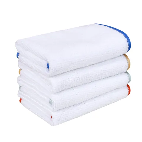 Microfiber Cleaning Cloths Absorbent Dish Towels With Bound Edge For Kitchen And Bathroom Cleaning Hand Wipe