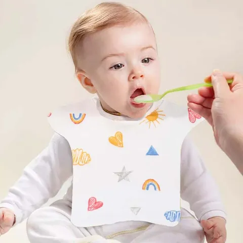 Infant Baby Bibs Class A Pure Cotton Waterproof Quick Drying Cute Cartoon Print Saliva Towel Newborn Feeding Burp Cloth