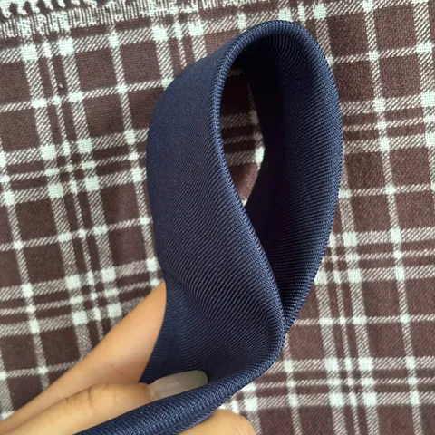 Kids Pre-Tied Solid Color Navy Blue Necktie Matte Polyester School Uniform Tie Children Boy Girl Fashion Accessory