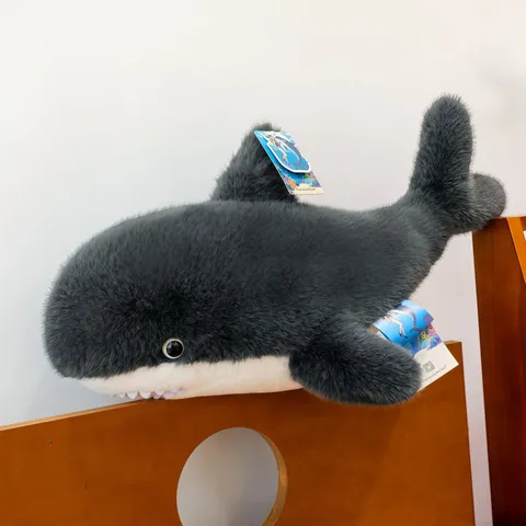 Large Simulation Shark Plush Toy Cute Ocean Animal Stuffed Doll Soft Pillow Children Birthday Gift