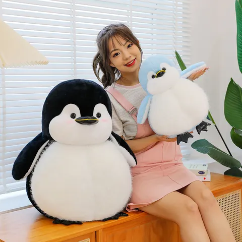 Simpatico Pinguino Grasso Peluche Animale di Peluche Morbido Bambola Cuscino Regalo