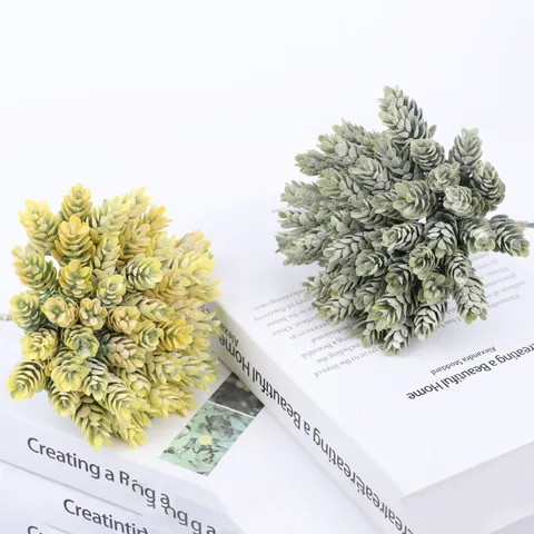 Artificial Pineapple Grass Flower Bouquet Nordic Home Decor Plastic Floral Arrangement