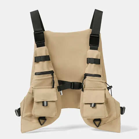 Herren Taktische Brusttasche Mehr Tasche Oxford-Gewebe Outdoor Sport Lässig Rucksack Mode Streetwear Arbeitskleidung Rig Bag