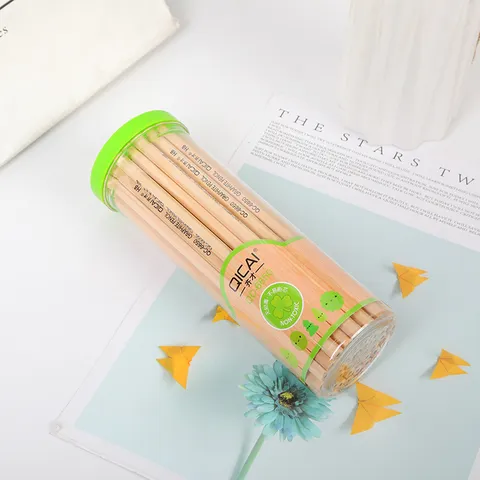 Eco Friendly Wooden HB Pencil Hexagonal Graphite Pencil For Students Writing School Office Stationery