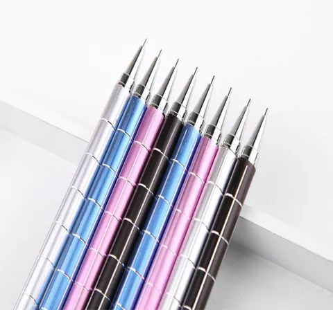Creatief Metalen Vulpotlood Navulbare Schrijfpen Voor Studenten School Kantoor Kantoorartikelen Multicolour