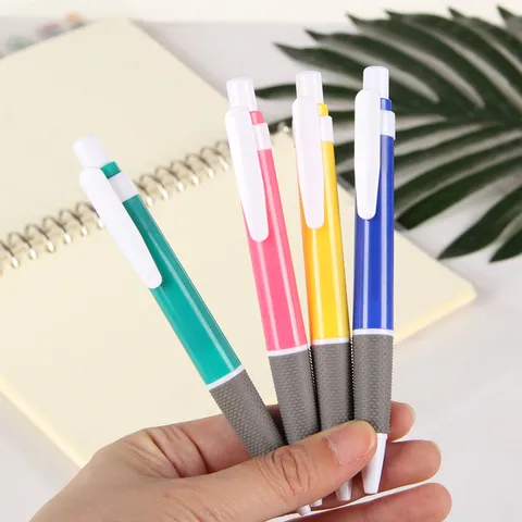 Einziehbar Kugelschreiber Bunt Kunststoff Büro Schreibwaren Stifte 0.7mm Kugelspitze Blau Tinte Schreibstifte Für Schüler