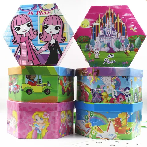 Kids Art Drawing Stationery Kit Watercolor Pens Crayons Painting Supplies Educational Creative Gift For School Children