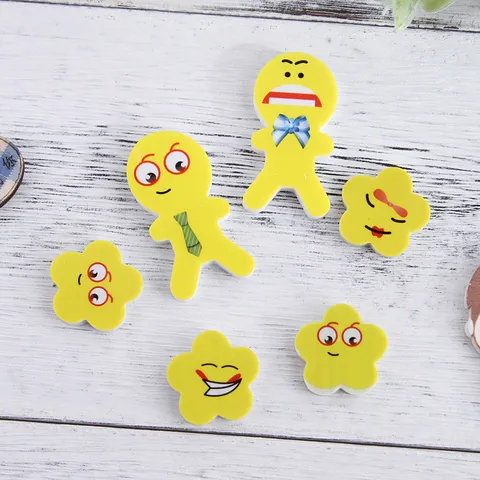 Kreative Cartoon Emoji Radiergummis Süße Charakter Kautschuk Radiergummis Für Kinder Schüler Schule Schreibwaren