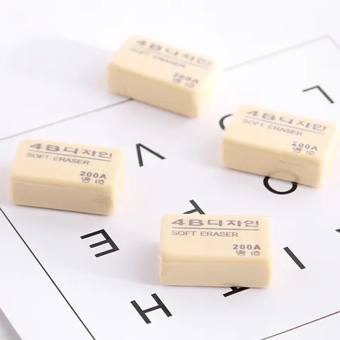 Kreativer 4B Weicher Radiergummi Kunst Zeichnung Gummi Schüler Büro Schule Schreibwaren