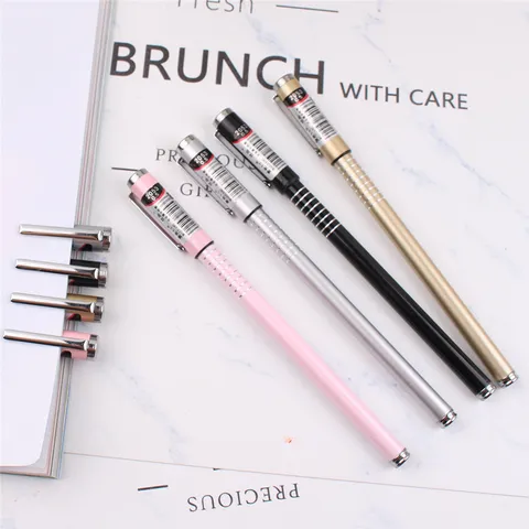 High-End Metall Gelstift Kreativer Büro Signaturstift Glattes Schreiben Austauschbare Mine Studenten Schreibwaren