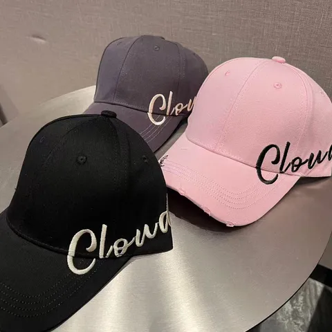 Unisex Katoen Honkbalkpet Geborduurde Letter Verstelbaar Casual Zonbescherming Dad Hat Voor Mannen Vrouwen