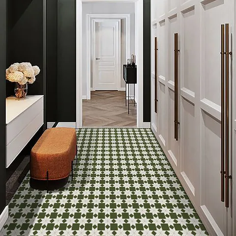 Modern Minimalist Waterproof Non Slip PVC Leather Floor Mat Geometric Entrance Hallway Doormat Easy Clean Home Decor