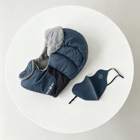 Women Trapper Hat Fleece Lined Thickened Ear Protection Warm Cotton Hat Windproof Winter Mask Integrated Ski Bomber Cap