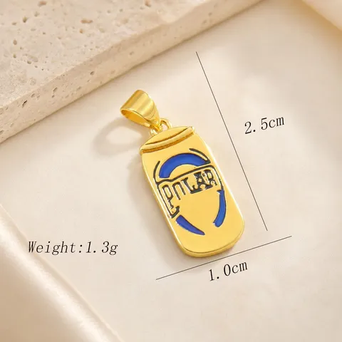 Breloques en Émail Plaqué Or en Cuivre de Haute Qualité pour la Fabrication de Bijoux Forme de Guitare Carte Drapeau Pendentif Accessoires DIY Faits à la Main pour Femmes Hommes Cadeau