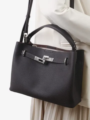 Γυναικεία Τσάντα Tote από Γνήσιο Δέρμα Vintage Δέρμα Αγελάδας Ώμου Χιαστί Μόδας Επαγγελματική Τσάντα