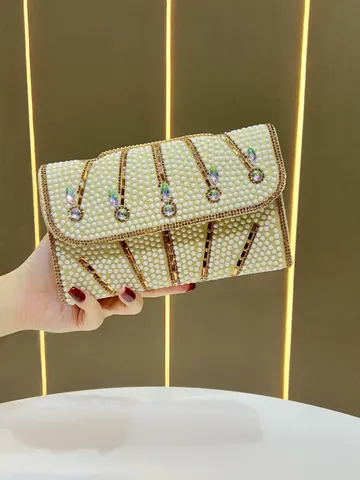 Borsa da Sera Elegante in Strass da Donna con Perle Brillanti Borsa a Tracolla Moda Lusso Matrimonio Festa Borsetta