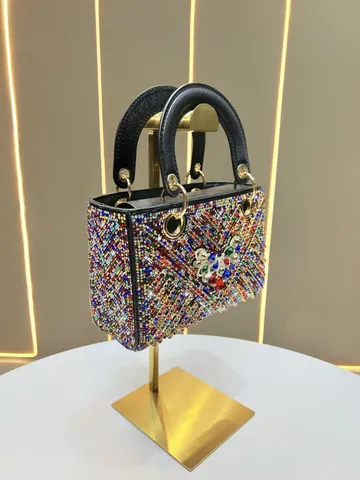 Donna Borsa da Sera con Strass Lusso Cristallo Borsa a Mano Stile Designer Pelle PU Manico Superiore Catena Borsa a Tracolla