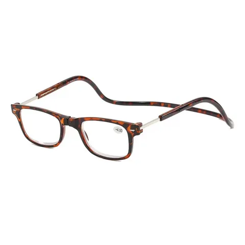 Tragbare Magnetische Hängende Lesebrille Faltbar Anti-Sturz Brille Für Ältere Unisex Sehhilfe
