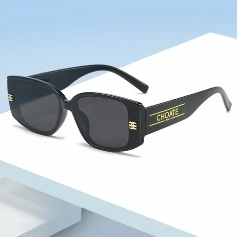 Mode Quadratische Sonnenbrille Für Damen Dicker Rahmen Gradient UV400 Schutz Trendige Street Style Brille