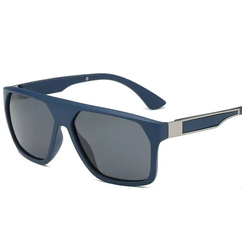 Herren Polarisiert Sonnenbrille Mode Outdoor Fahren UV400 Quadratisch Sonnenbrillen Für Männer Streetwear Retro Brillen