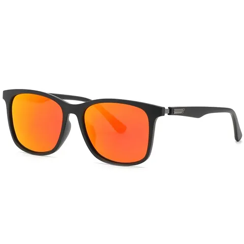 Unisex Polarisierte Sonnenbrille Quadratischer Rahmen TR90 TAC UV400 Outdoor Fahren Sport Sonnenbrille Mode Brille