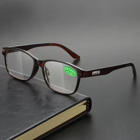Großer Rahmen Lesebrille High Definition Antifatigue Glaslinsen Vintage Lesebrille Für Damen Und Herren