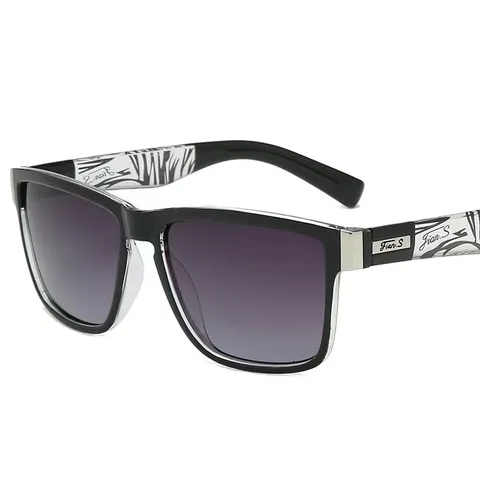 Herren Polarisiert Sonnenbrille UV400 PC Rahmen TAC Linse Quadratisch Fahren Angeln Outdoor Mode Brille
