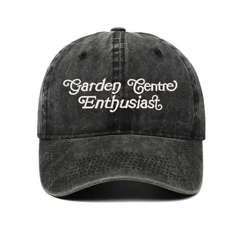 Retro Gewassen Katoen Honkbalpet Garden Centre Enthusiast Geborduurd Verstelbare Zonnehoed Voor Heren Dames Casual Buitensport