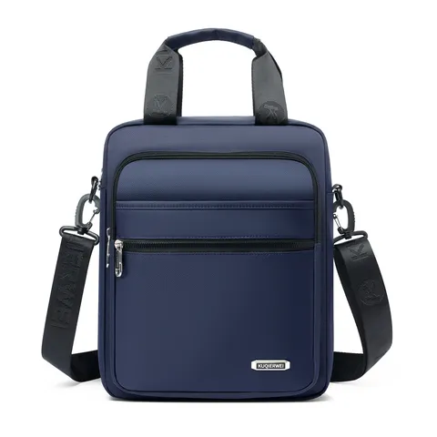 Herren Business Casual Oxford Stoff Messenger Bag Wasserabweisend Mehrschichtige Schulterhandtasche Aktentasche Umhängetasche Für Herren