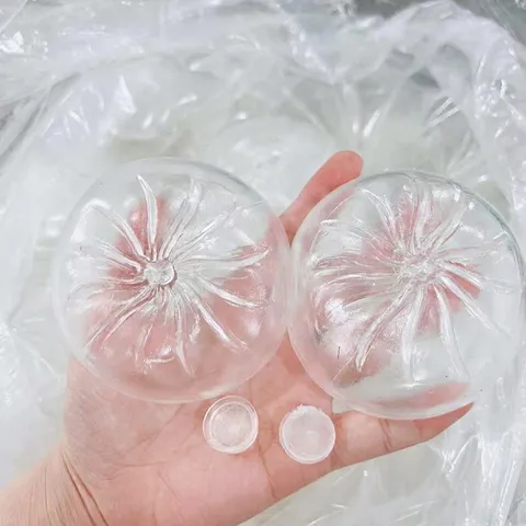 Transparent Squishy Toy Shell Soft Plastic Hollow Ball Cover Stress Relief Handmaking Accessories For DIY Crafts
