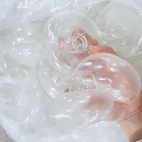 Transparent Squishy Toy Shell Soft Plastic Hollow Ball Cover Stress Relief Handmaking Accessories For DIY Crafts