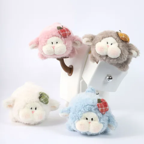 Schattige Mousse Lam Schaap Pluche Speelgoed Zachte Knuffel Pop Kleine Zittende Schaap Bureau Ornament Verjaardagscadeau Voor Kinderen Vrouwen