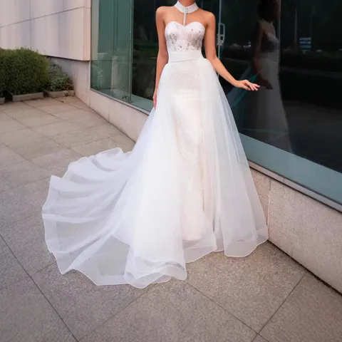 Women's Bridal Tulle Maxi Skirt Multi Layer Organza Puffy Tutu Skirt High Waist Nylon Polyester Ruched Prom Party Dance Bottom