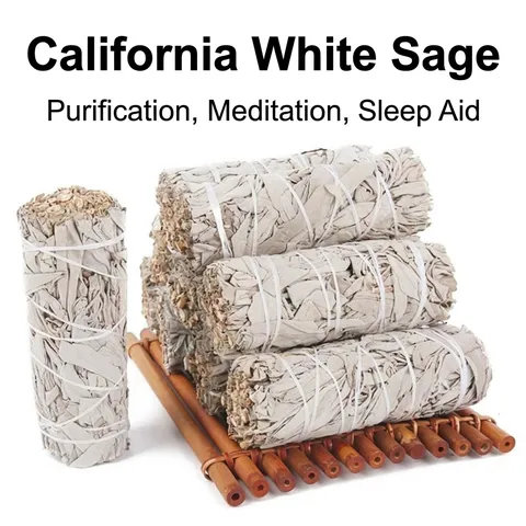 Natürlicher Weißer Salbei Räucherstäbchen Zeder Palo Santo Räucherbüschel Für Meditation Yoga Raumreinigung Energienreinigung