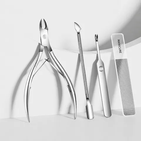 Tijeras de Cutícula de Acero Inoxidable Cortauñas Profesional Alicates de Cutícula Herramienta de Manicura Accesorios de Cuidado de Uñas