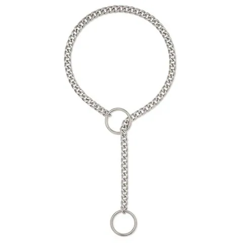 Collier Cœur Lariat en Acier Inoxydable Chaîne Coulissante Style Rock Cadeau Bijoux Femme