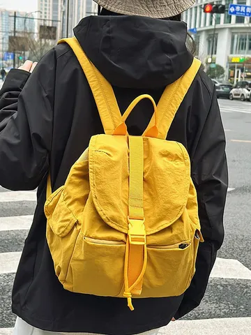 Sac à Dos de Voyage en Nylon Extérieur Léger de Grande Capacité Décontracté Mode École Alpinisme pour Hommes et Femmes