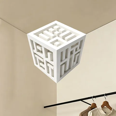 Moderne 3D Geometrische Weihnachtskrippe Fensteraufkleber Statische PVC Mattglas Dekoration Für Haus Feiertag Schaufenster Dekor