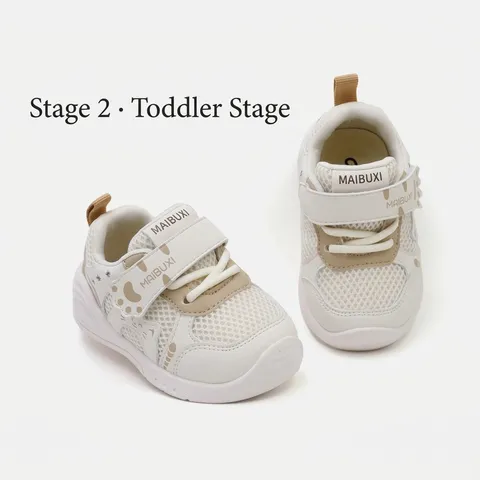 Toddler Shoes Boys Girls Soft Sole Non-slip Casual Sneakers Breathable Mesh Patchwork Cartoon Cat Baby Pre-walker Shoes