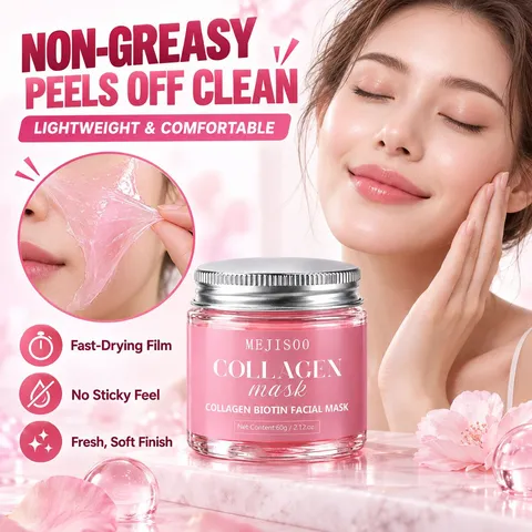 Collagen Biotin Day And Night Face Cream Moisturizing Anti Aging Facial Mask Skin Care For Women