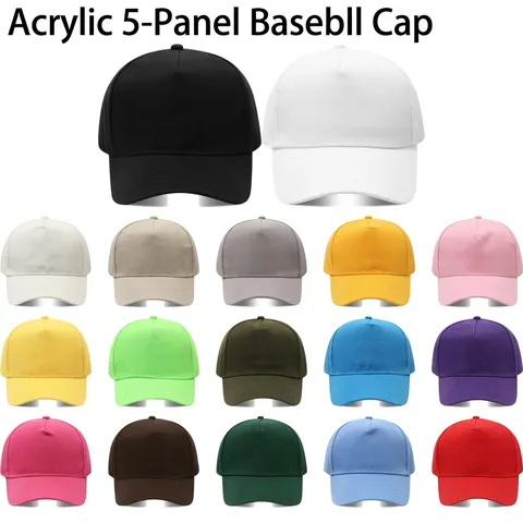 Gorra de Béisbol de Poliéster de Color Sólido Casual Unisex Ajustable Exterior Protección Solaire Sombrero de Deporte para Hombres y Mujeres