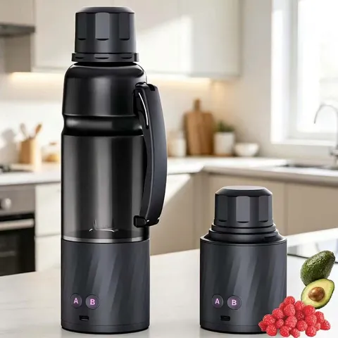 Tragbarer Elektrischer Entsafter Becher USB Wiederaufladbar Fruchtmixer Eisbrecher Mühle Multifunktionaler Smoothie Maker