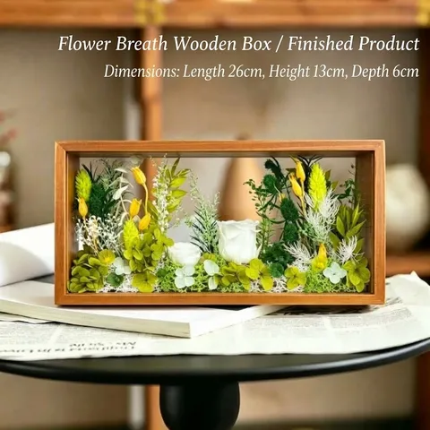 DIY Flores Secas y Preservadas Marco de Fotos Hueco Hecho a Mano Arte Botánico Decoración del Hogar Adorno de Escritorio Regalo para Novia