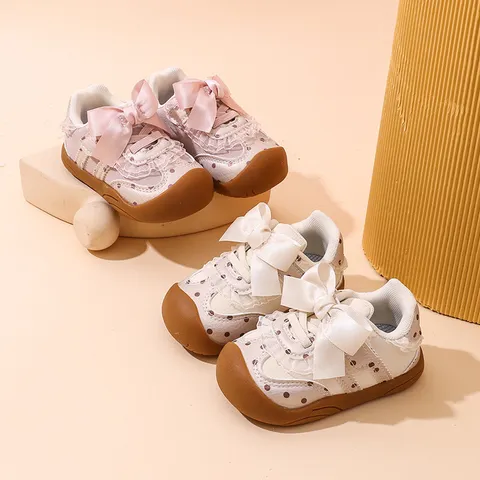 Scarpe Primi Passi Unisex Pelle in Microfibra Casual Sneakers Antiscivolo Suola Morbida Scarpe Bambini Primavera Autunno