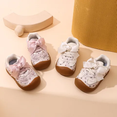 Scarpe Primi Passi Unisex Pelle in Microfibra Casual Sneakers Antiscivolo Suola Morbida Scarpe Bambini Primavera Autunno