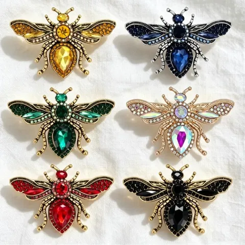 Elegant Alloy Flower Bouquet Brooch With Artificial Pearl And Rhinestone Decoration Fashion Leaf Pin For Women Jewelry Gift