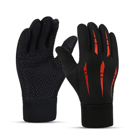 Outdoor Sports Winter Cycling Gloves Thermal Windproof Waterproof Touch Screen Full Finger Non-Slip Gloves For Men Women