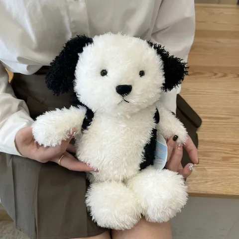 Schattige Hooglandhond Pluche Speelgoed Zachte Gevulde Puppy Pop Met Rugzak Knuffelkussen Kinderen Meisjes Verjaardagscadeau