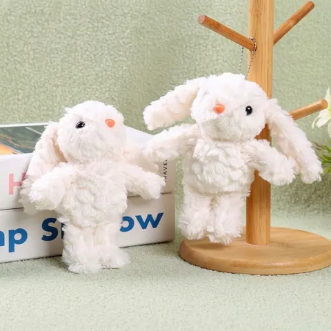 Süßes Langohr Hase Plüschtier Kuscheltier Puppe Auto Schlüsselanhänger Taschenanhänger